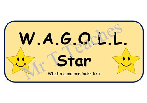 WAGOLL (What A Good One Looks Like) Poster | Teaching Resources