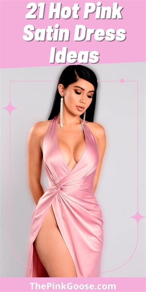 21 Gorgeous Hot Pink Satin Dress Ideas for a Bold Look