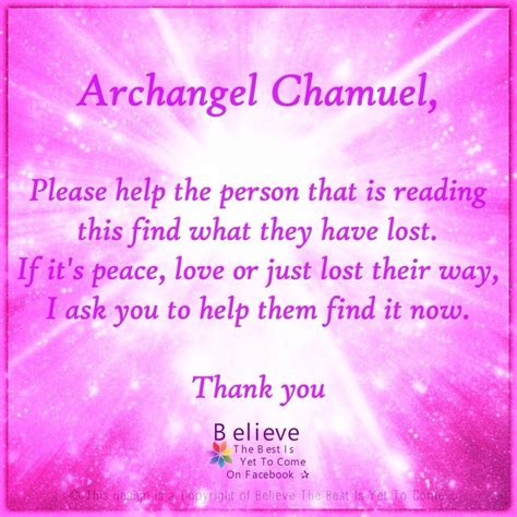Archangel Chamuel Healing Angels, Prayers For Healing, Angel Messages, Angel Cards, Angels In ...