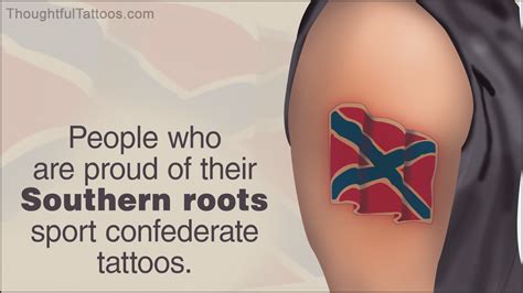 Confederate Flag Tattoos - Thoughtful Tattoos