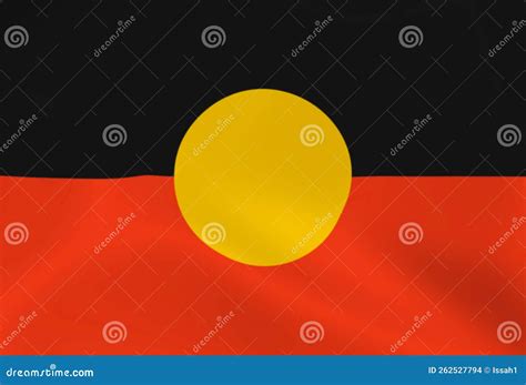 Aboriginal Flag Design Vector Illustration | CartoonDealer.com #8520350