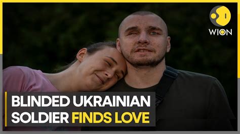 Blinded by a Russian shell, a Ukrainian soldier couldn’t see his wedding| Latest English News ...