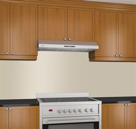 Slim Elite 36 in. with LED Under-Cabinet Range Hood in Stainless Steel — Ancona Home