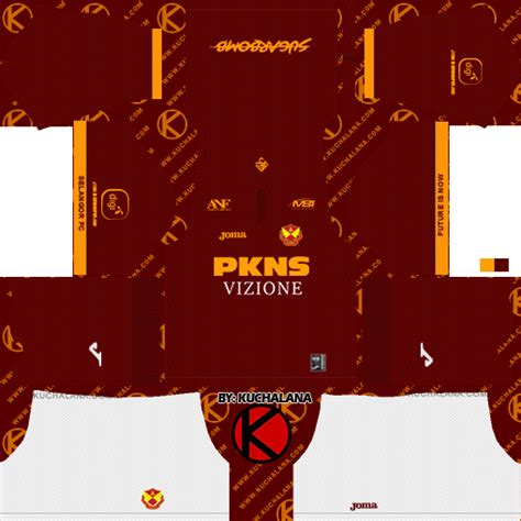 Selangor FA 2020 Kit - Dream League Soccer Kits - Kuchalana