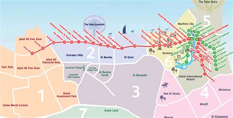 Large metro map of Dubai. Dubai large metro map | Vidiani.com | Maps of ...