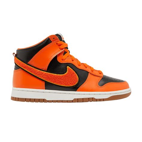 Nike Dunk High 'chenille Swoosh - Safety Orange' for Men | Lyst