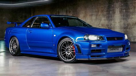 Nissan R34 Skyline Driven By Paul Walker In Fast And Furious Heads To Auction