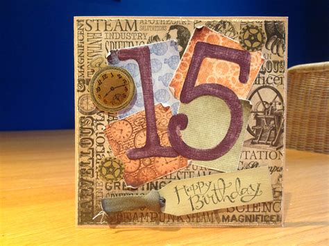 Teenage boy card using chronography Birthday Cards For Men, Man Birthday, Card Sketches, Kids ...