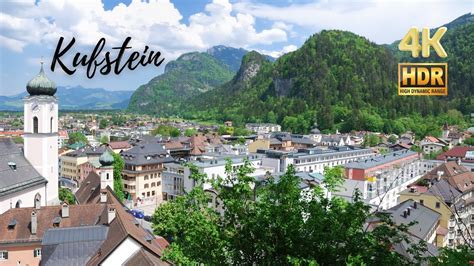 Kufstein, Austria - Rainy Walking Tour around City Center - 4K HDR ...