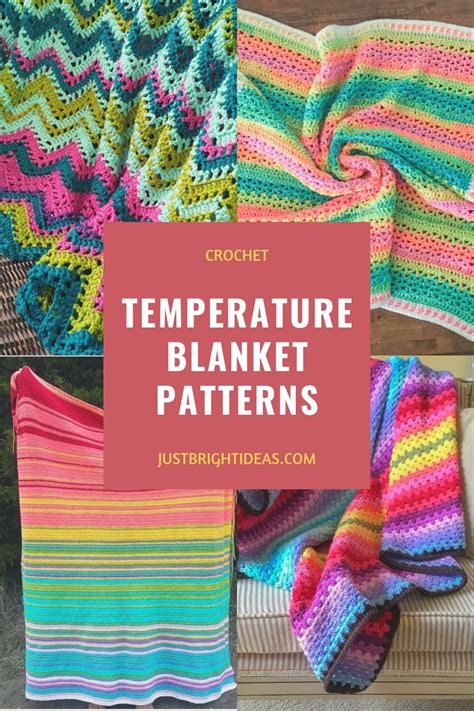 15 Beautiful Temperature Blanket Crochet Pattern Ideas for 2022 | Temperature blanket, Crochet ...