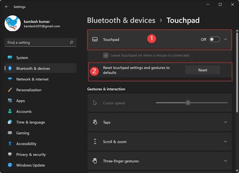 How to Reset a Touchpad to Default Settings in Windows 11? | Gear Up Windows