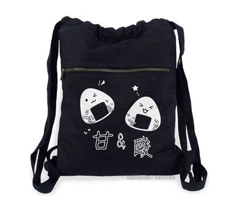 Onigiri Backpack Kawaii Rice Balls Bag Cute Japanese School - Etsy ...