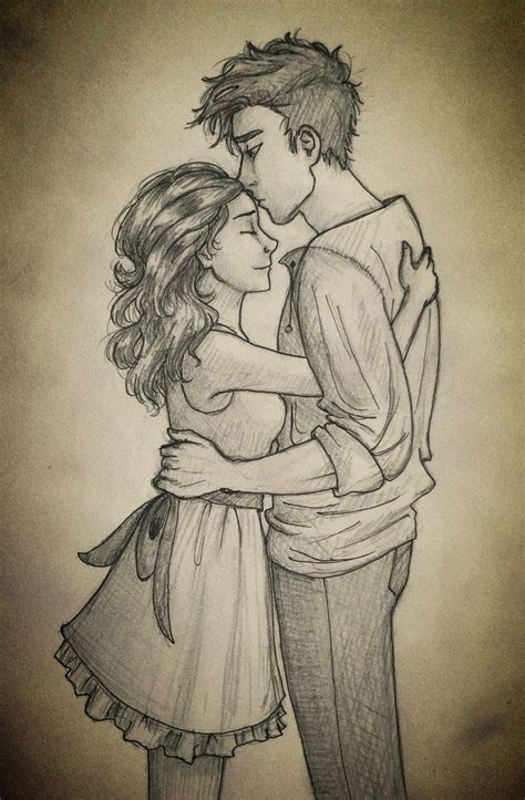 Cartoon Couples Drawings - Drawing.rjuuc.edu.np