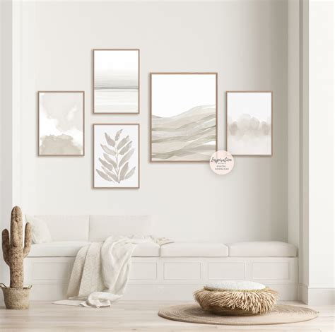 Minimalist Gallery Wall Set of 5 Prints Gallery Wall Set 5 - Etsy