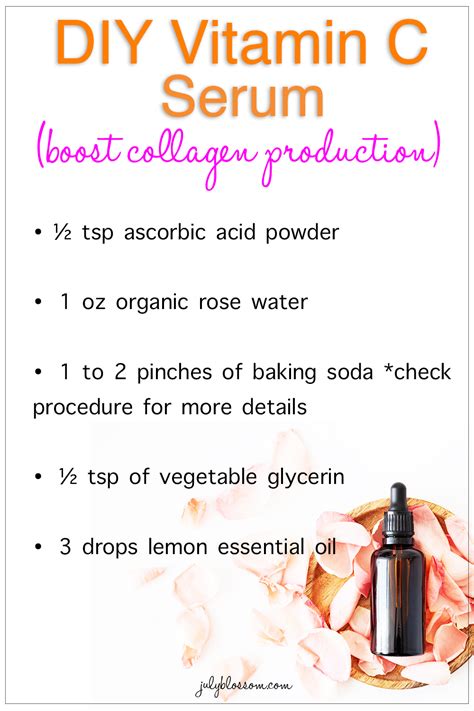 DIY Vitamin C Serum - ♡ July Blossom