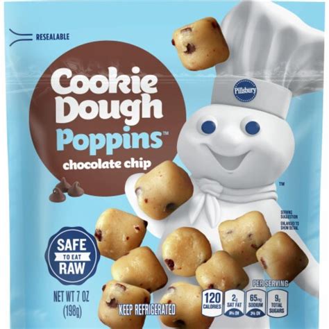 Pillsbury® Chocolate Chip Cookie Dough Poppins, 7 oz - Harris Teeter