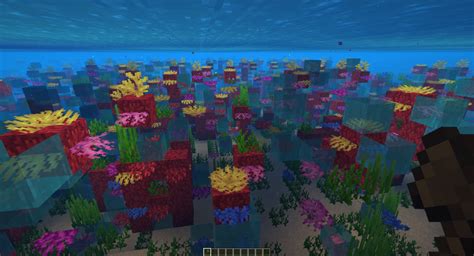 Coral Reef Pack - 15 Different Overgrown Coral Reef Formations - Minecraft 1.14 Minecraft Map