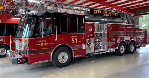 Scott Fire Dept. unveils new ladder truck