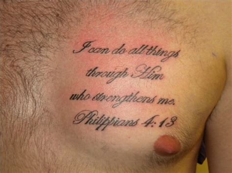 Chest Quote Tattoos Designs, Ideas and Meaning - Tattoos For You