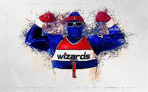 Gman Official Mascot Washington Wizards Nba Usa Symbol National ...