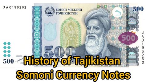 History of Tajikistan Somoni Currency Notes - YouTube