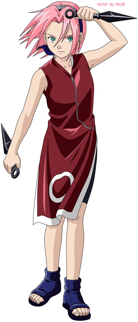 Imagenes De Sakura Haruno Sakura Haruno Naruto Vector Anime Character ...