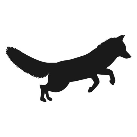 Fox Jumping Silhouette PNG & SVG Design For T-Shirts