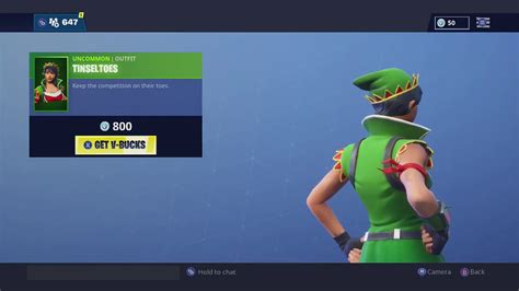 **NEW** NEW TINSELTOES SKIN + NEW EMOTE! FORTNITE ITEM SHOP DECEMBER 21, 2018 - YouTube