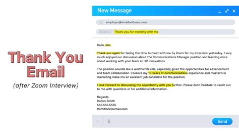 How to Write Thank You Emails After Interviews to Stay Connected (7 ...