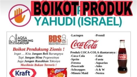 Boikot Produk Israel Apa Dampaknya?