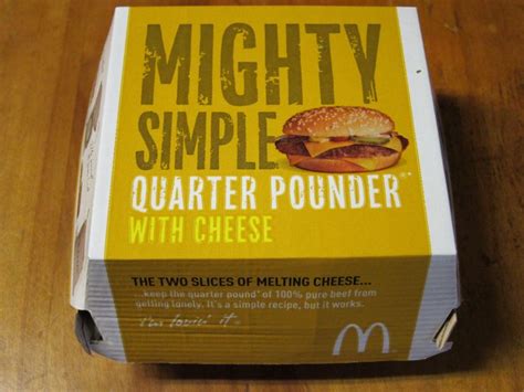 Review: McDonald's - Quarter Pounder with Cheese