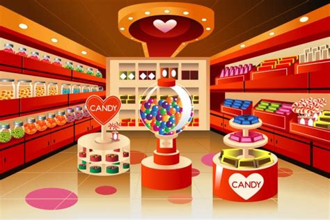 Candy shop — Stock Vector © artisticco #20879631