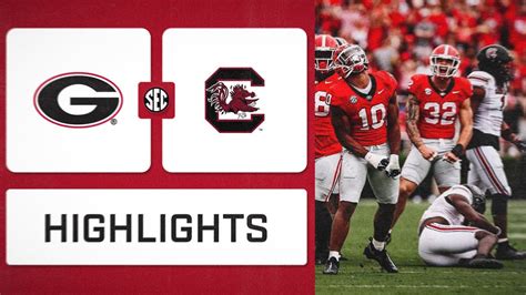 SEC Football: South Carolina at Georgia Highlights - Win Big Sports