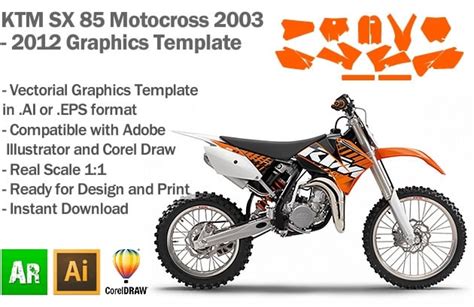 ktm-sx-85-2003-2012-graphics-template - Artabrian - Motocross MX ...