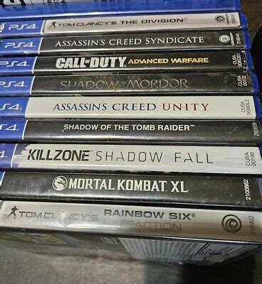 Lot of 10 PS4 Games - Used, condition | eBay