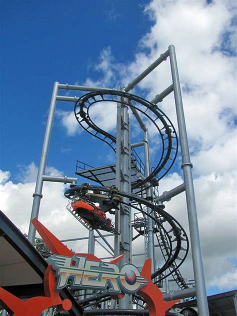 Hero, Flamingo Land Theme Park, England | Amusement park rides, Roller coaster, Theme park