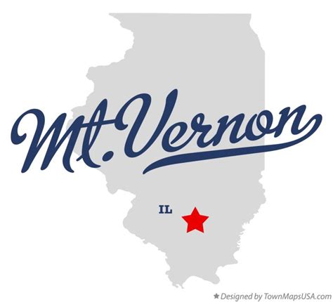 Map of Mt.Vernon, IL, Illinois