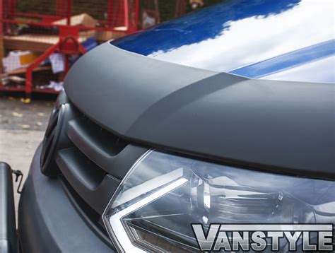 Black ABS Full Width Bonnet Protector - VW T5.1 2010 - 2015 - Vanstyle