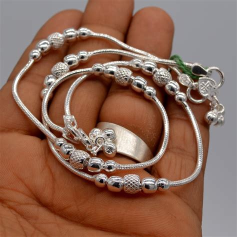 Silver Payal Wholesale Market, Silver Payal for Girls, Silver Payal for Women, Original Silver ...