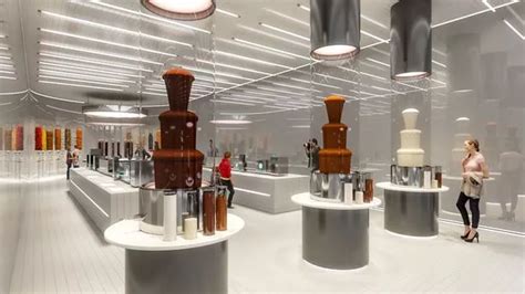 Lindt opens huge new chocolate museum complete with 30ft-high chocolate fountain - Mirror Online