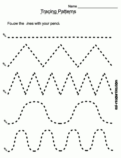 Toddler Worksheet Lines