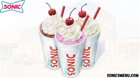 Explore Sonic Shakes Menu and Prices 2024