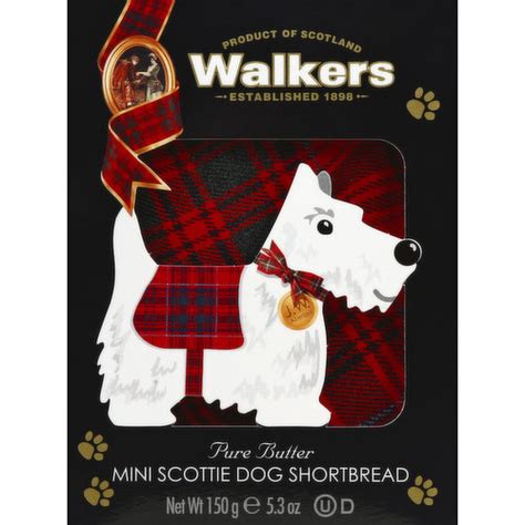 Walkers Shortbread, Pure Butter, Mini Scottie Dog