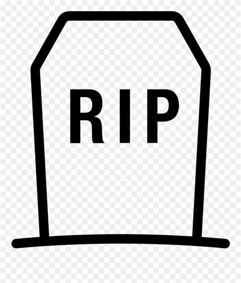 Gravestone Png Image - Transparent Rip Sign Clipart (#5246948) - PinClipart