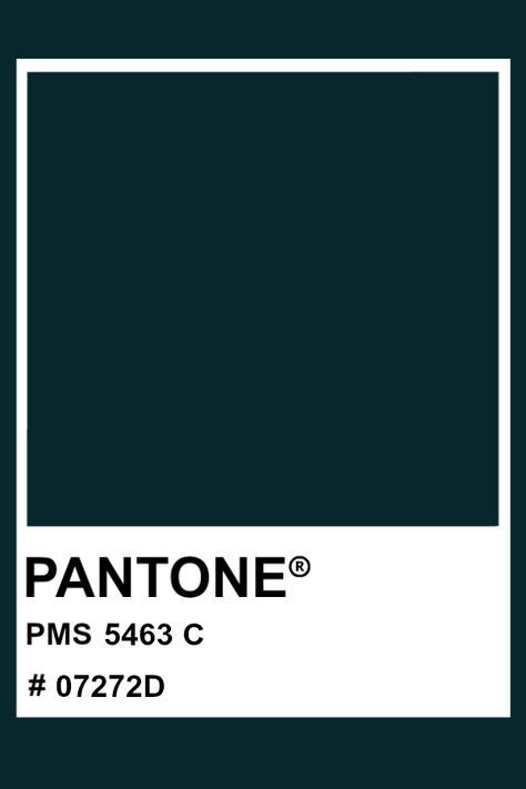 PANTONE 5463 C #pantone #color #PMS #hex em 2020 | Cores