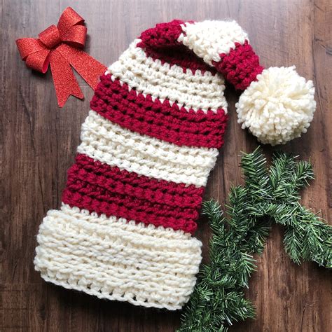 Jumbo Santa Hat Crochet Pattern Chunky XL Christmas Hat - Etsy