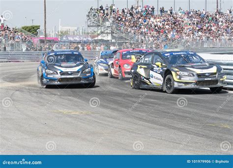 Rallycross Drivers Competing during the Red Bull GRC Editorial Photo ...