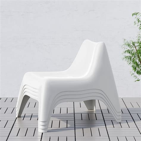 Ikea White Patio Chairs : 2 stefan white wooden chairs from ikea. - Draw-techno