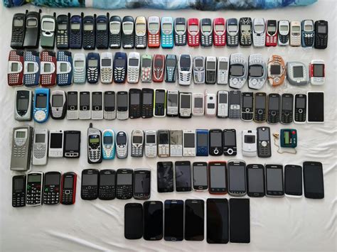 I've been collecting old mobile phones since 2006. It was only Nokias ...