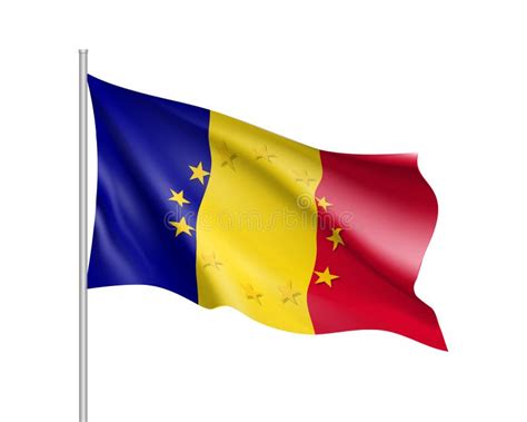 Romania National Flag Star Circle Eu Stock Illustrations – 10 Romania National Flag Star Circle ...